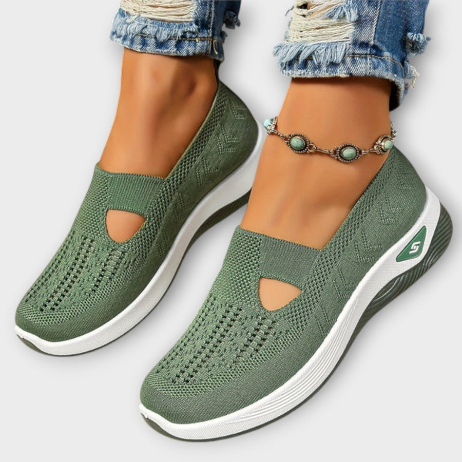 Lunara™ | Comfortable Knit Slip-On Walking Shoes