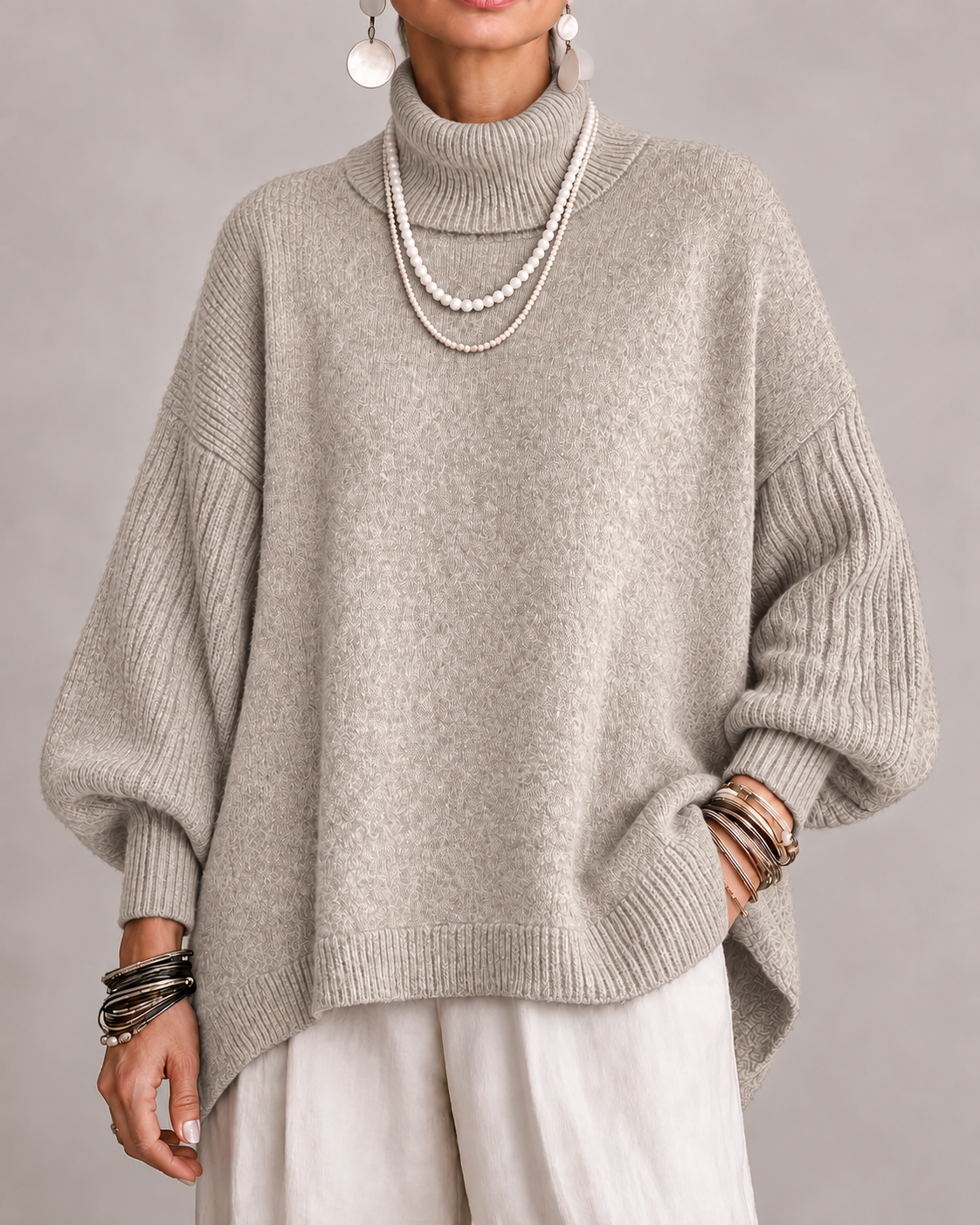 Kathleen | Relaxed Roll-Neck Jumper