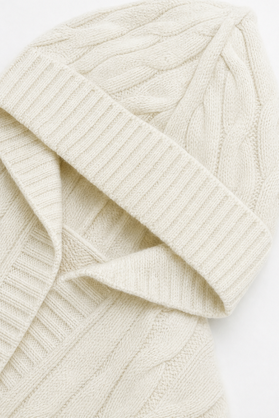 Wearbella | Hooded Chunky Cable-Knit Cardigan