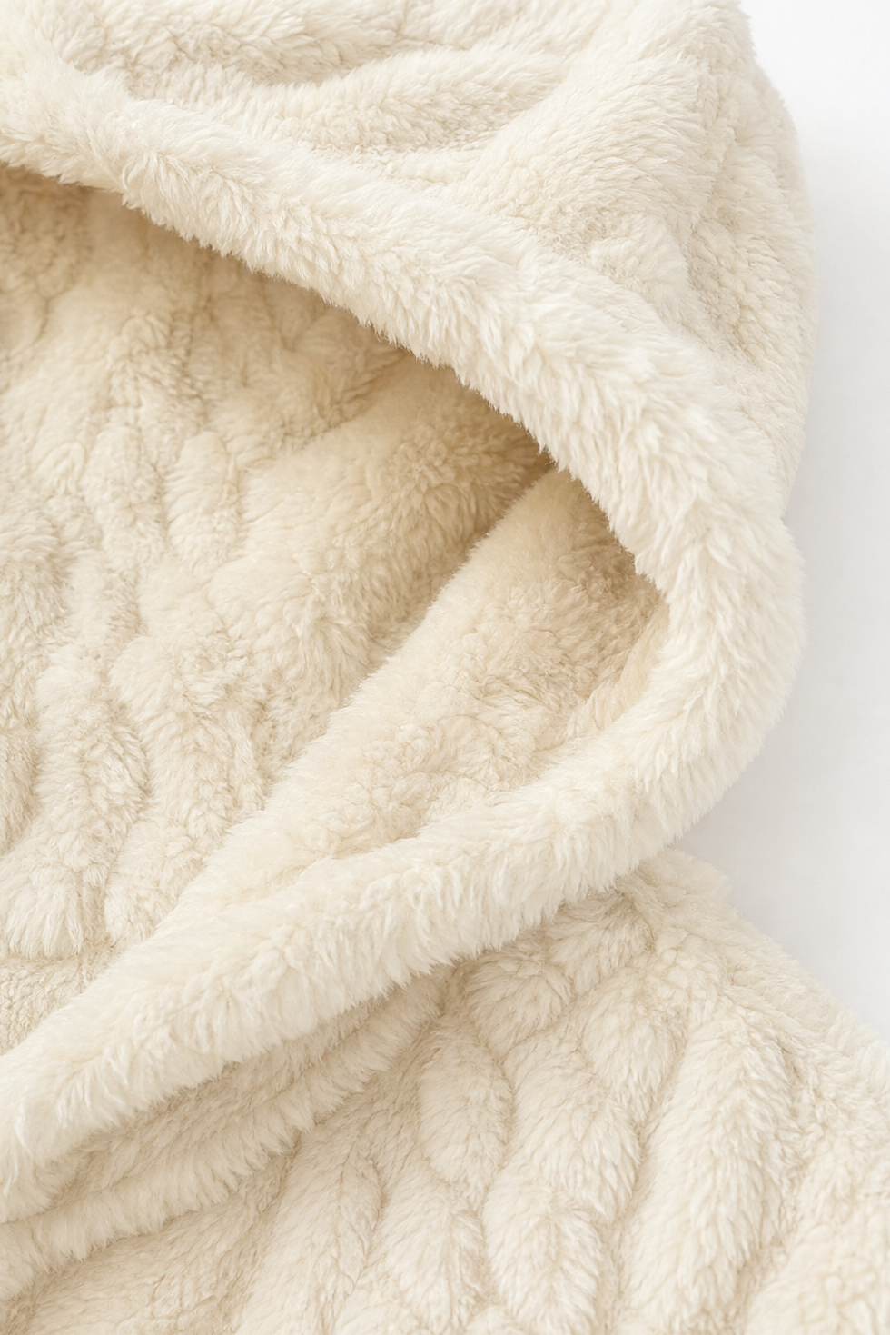 Wearbella | Cable-Knit Hooded Longline Coat