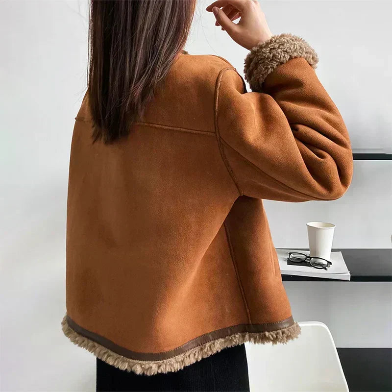 Fionellea | Shearling-Trim Jacket