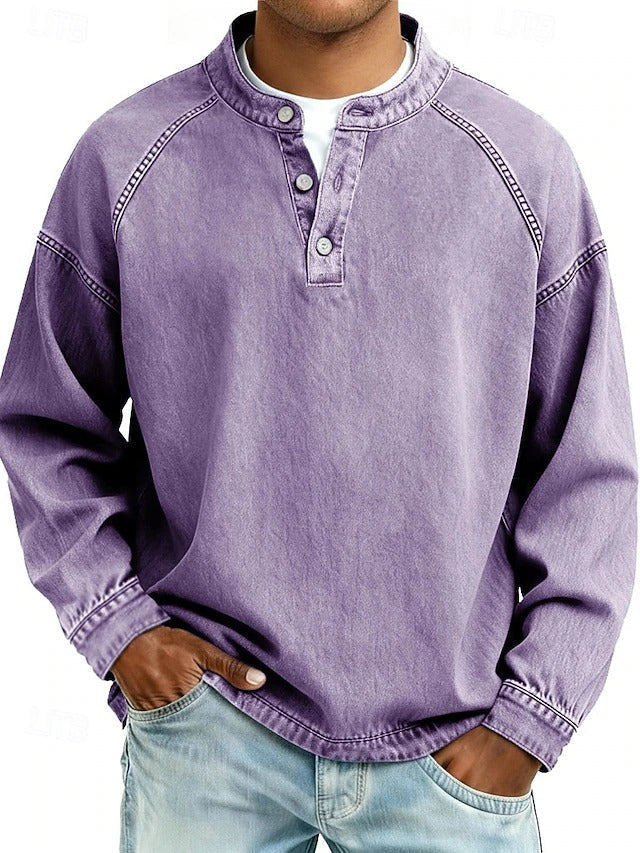 Calor Soft-Touch Henley Shirt