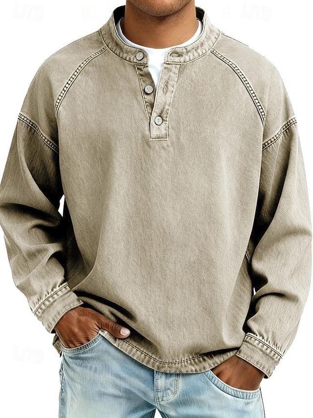Calor Soft-Touch Henley Shirt