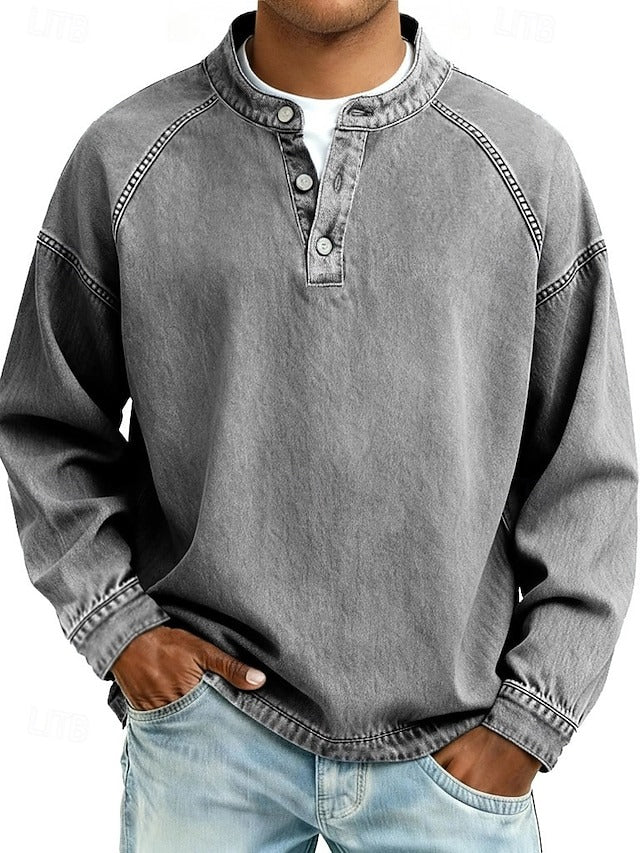 Calor Soft-Touch Henley Shirt