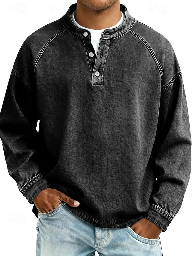 Calor Soft-Touch Henley Shirt