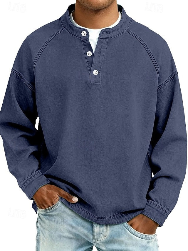 Calor Soft-Touch Henley Shirt