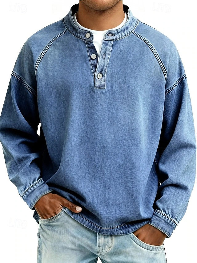 Calor Soft-Touch Henley Shirt