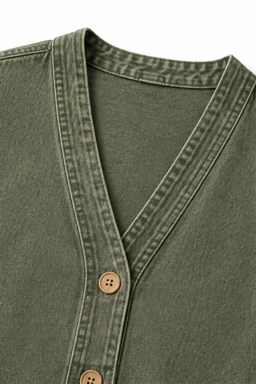 Corriveau | Washed Denim-Look Jacket