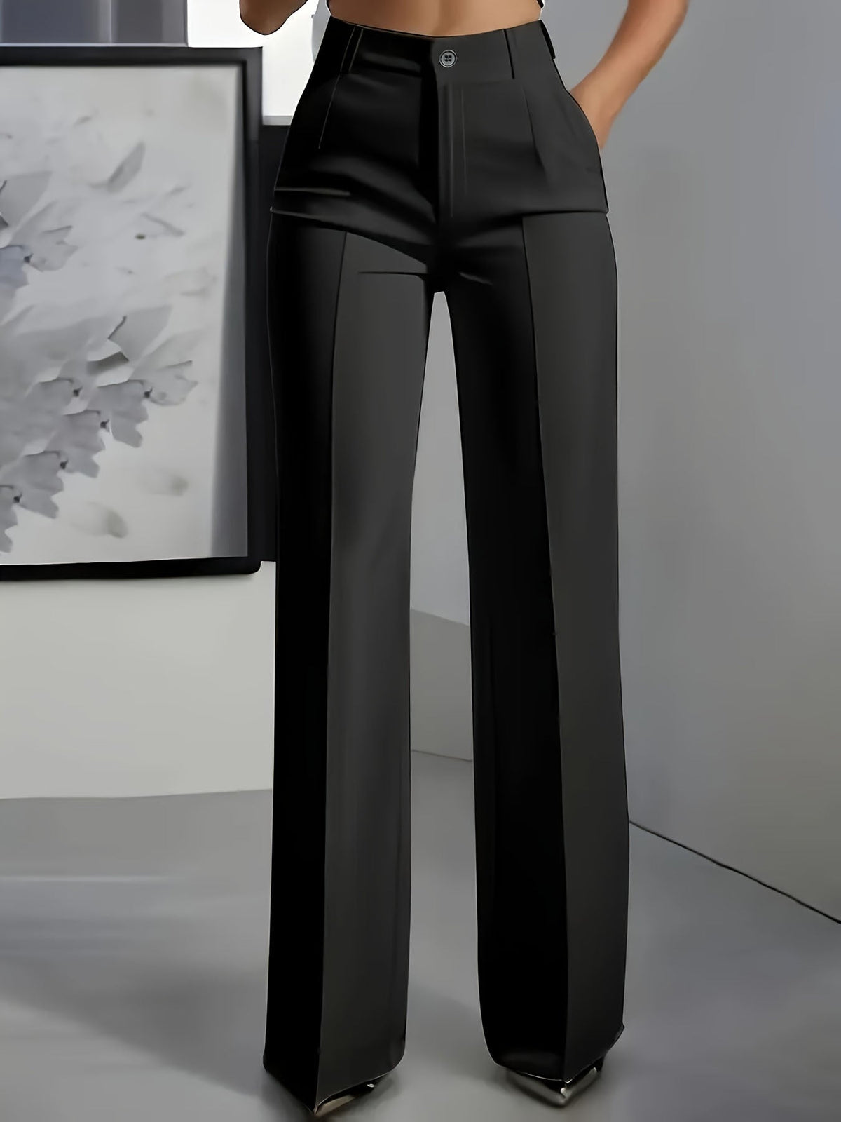 Sophia | Wide-Leg Tailored Trousers