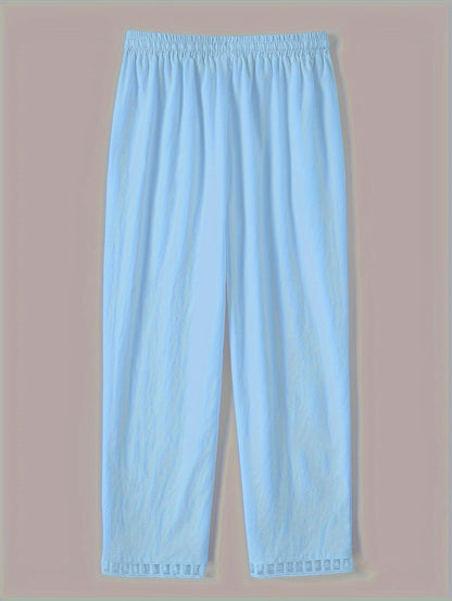 Wren – Relaxed Contrast Trim Cropped Pants