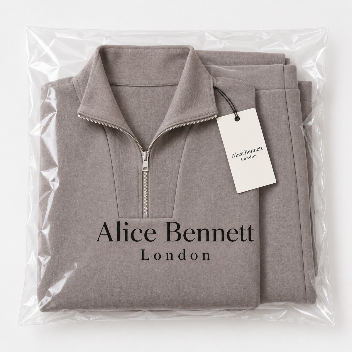 Effortless Everyday Matching Set folded in Alice Bennett London packaging