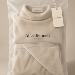 Alice Bennett London Elara velour two-piece set in luxury packaging