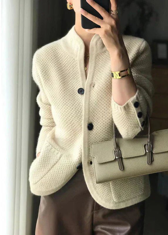Elysian | Textured Button-Front Cardigan