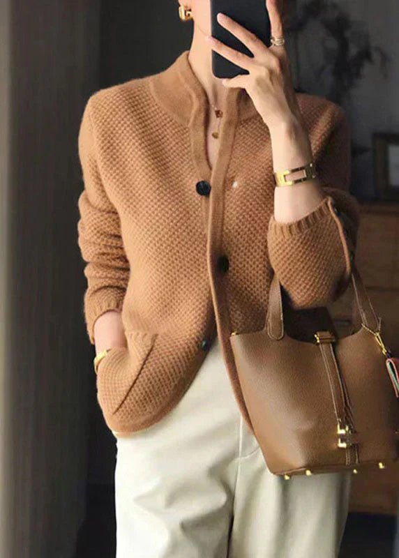 Elysian | Textured Button-Front Cardigan