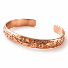 Cora’s Garland Copper Bracelet on a clean white background