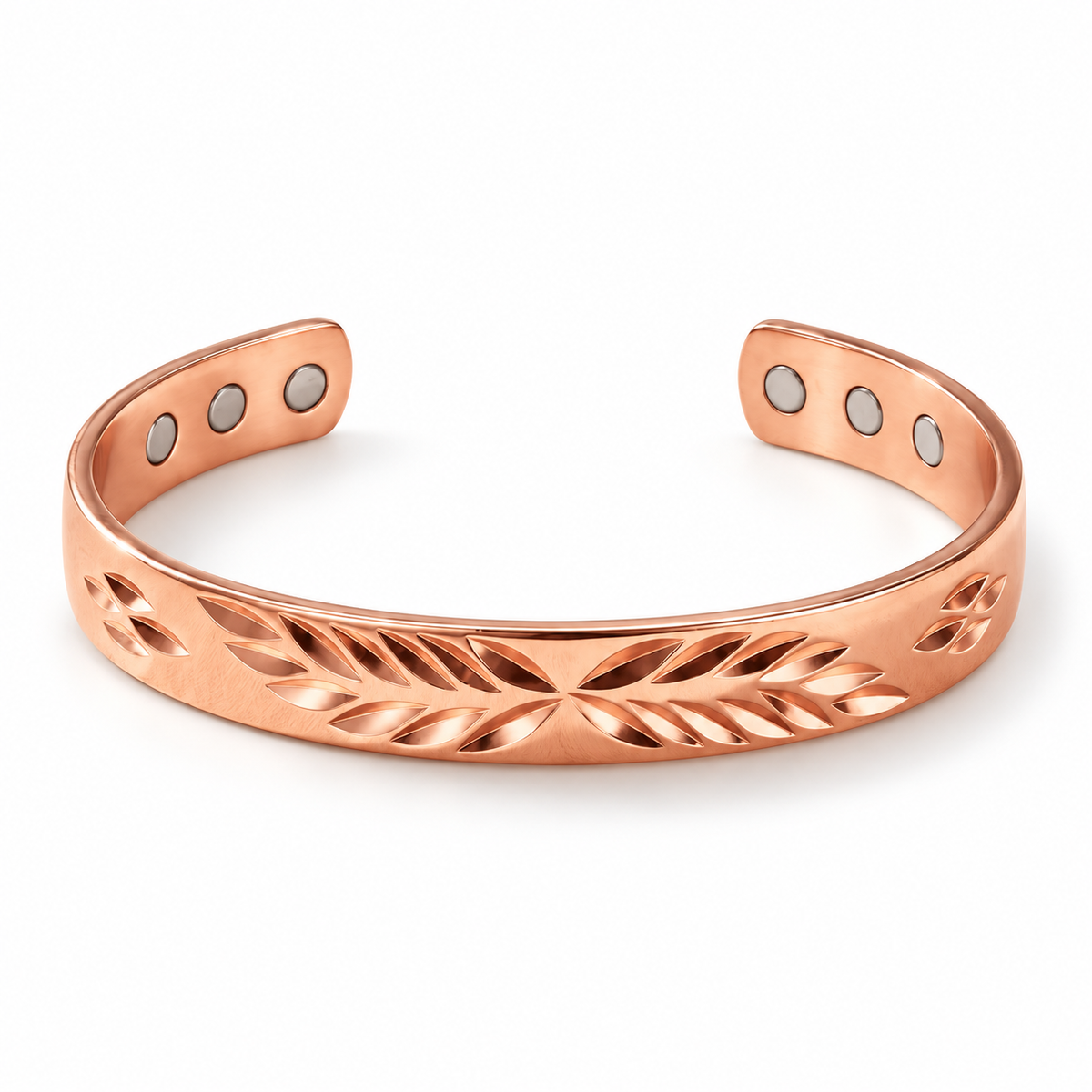 Cora’s Canopy Copper Bracelet on a clean white background