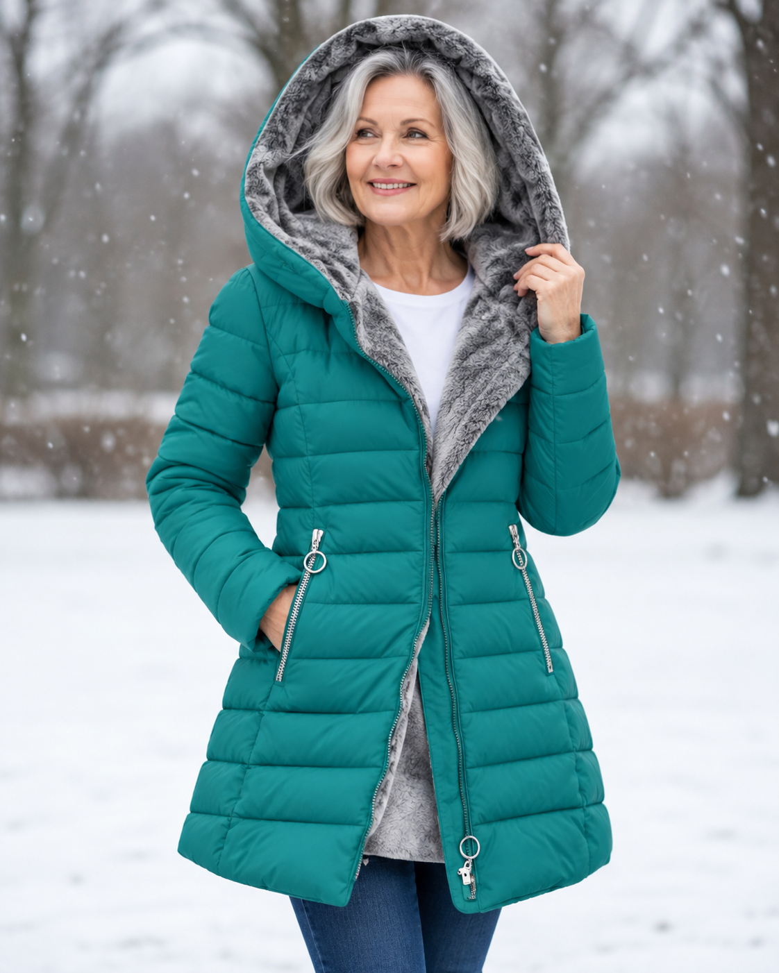 Marja™ | Warm Quilted Hooded Winter Coat