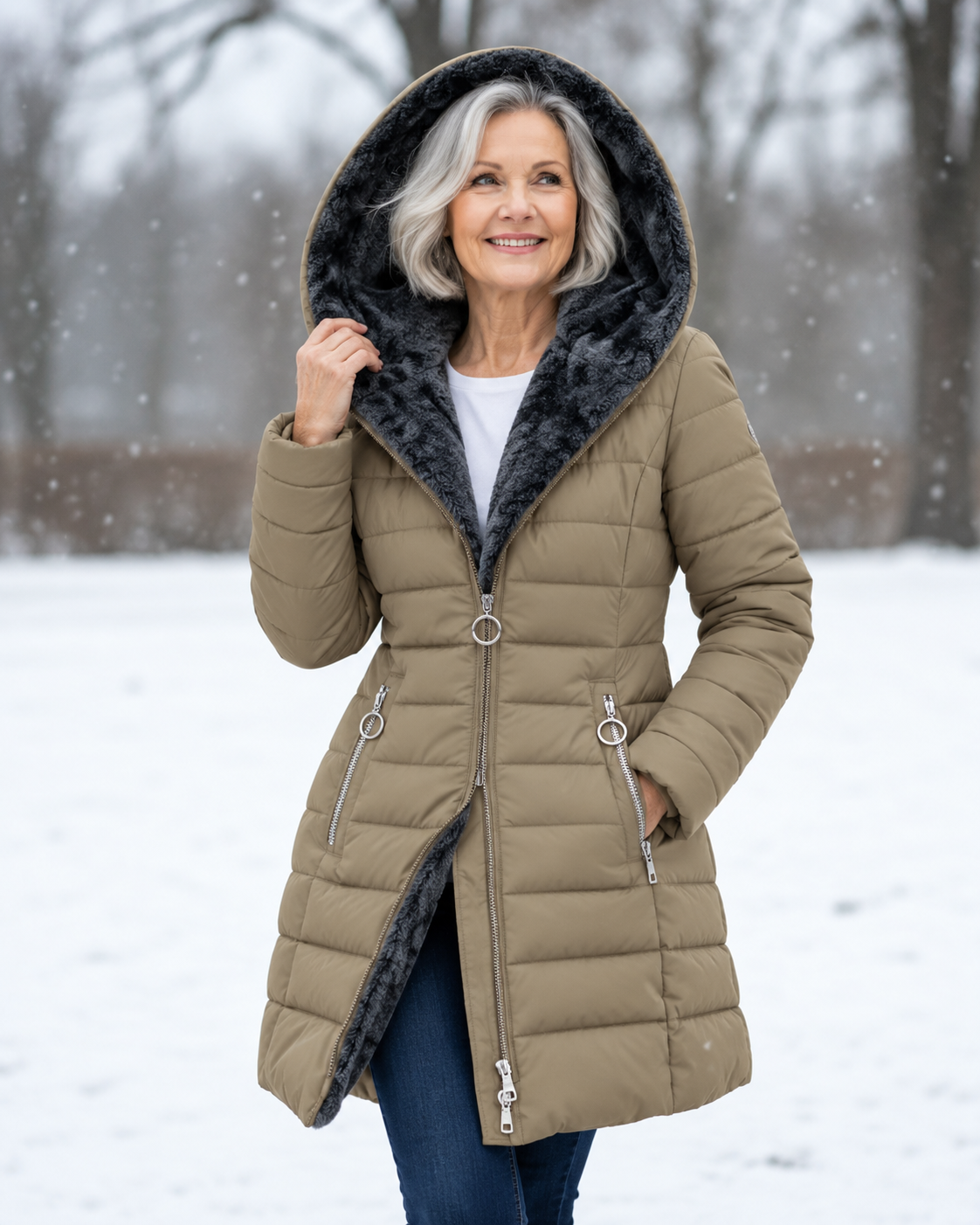 Marja™ | Warm Quilted Hooded Winter Coat