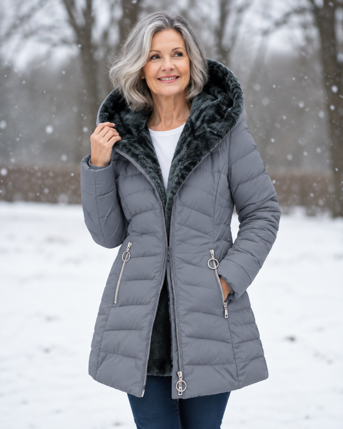 Marja™ | Warm Quilted Hooded Winter Coat