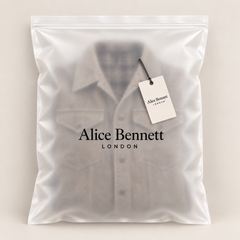 Harrison Ridge | Lined Trucker Jacket in a matte Alice Bennett London garment bag