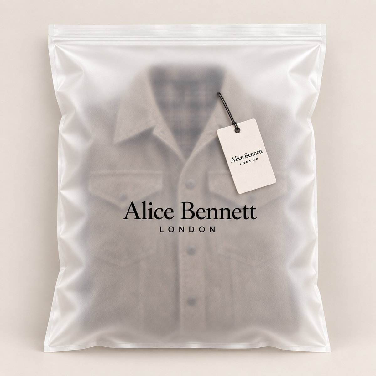 Harrison Ridge | Lined Trucker Jacket in a matte Alice Bennett London garment bag