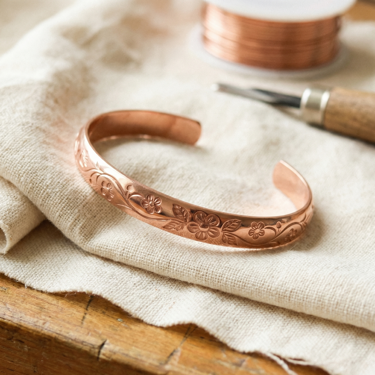 Cora’s Garland Copper Bracelet