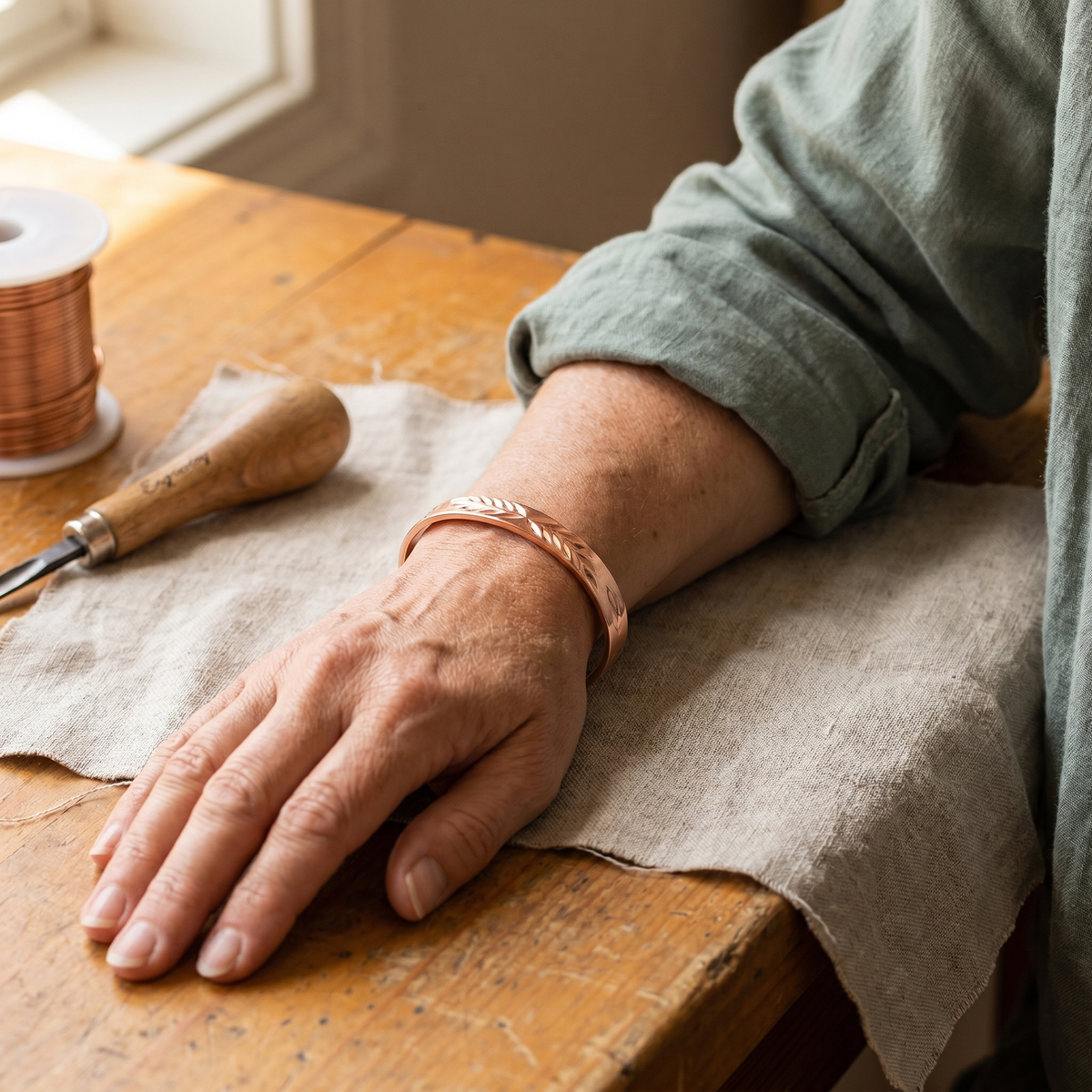 Cora’s Canopy Copper Bracelet