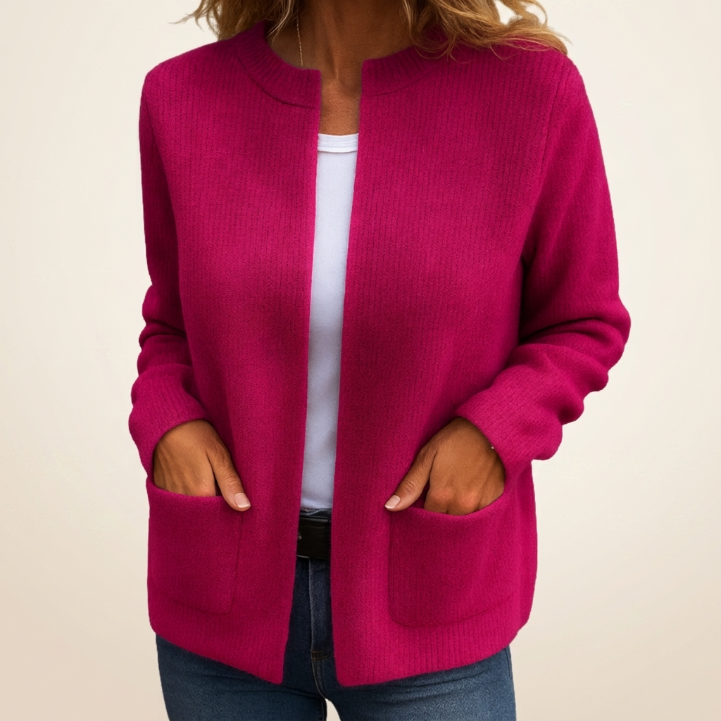 Avenelle Relaxed Pocket Knit Cardigan