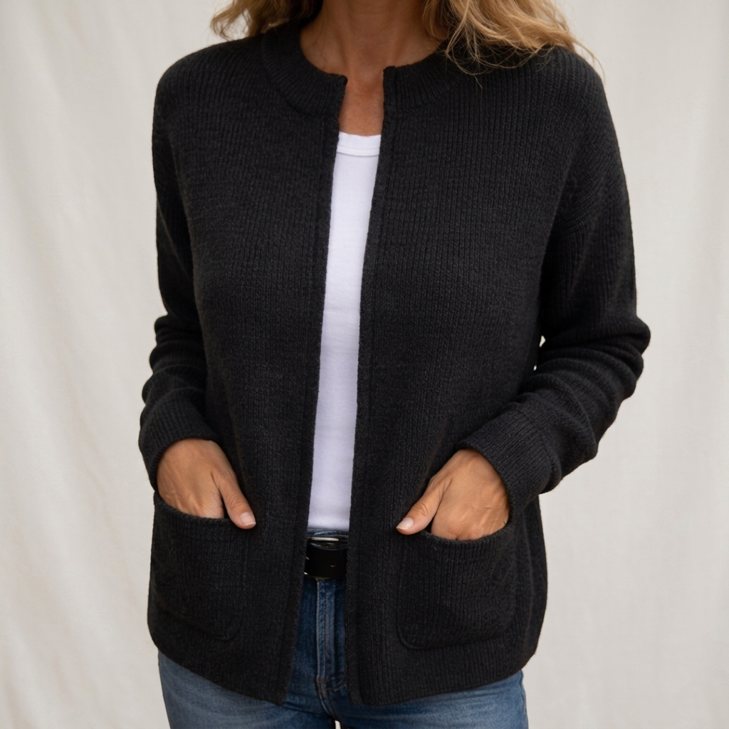 Avenelle Relaxed Pocket Knit Cardigan