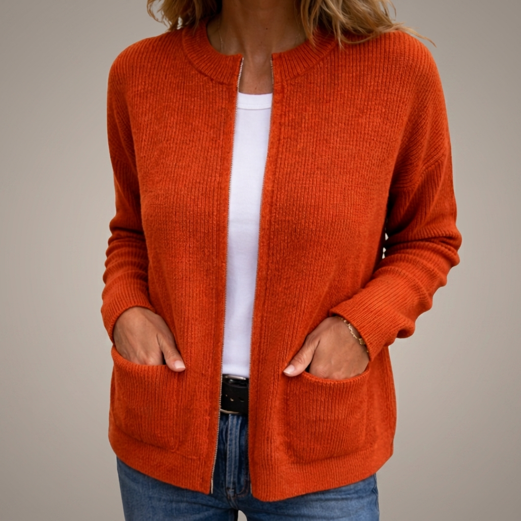 Avenelle Relaxed Pocket Knit Cardigan