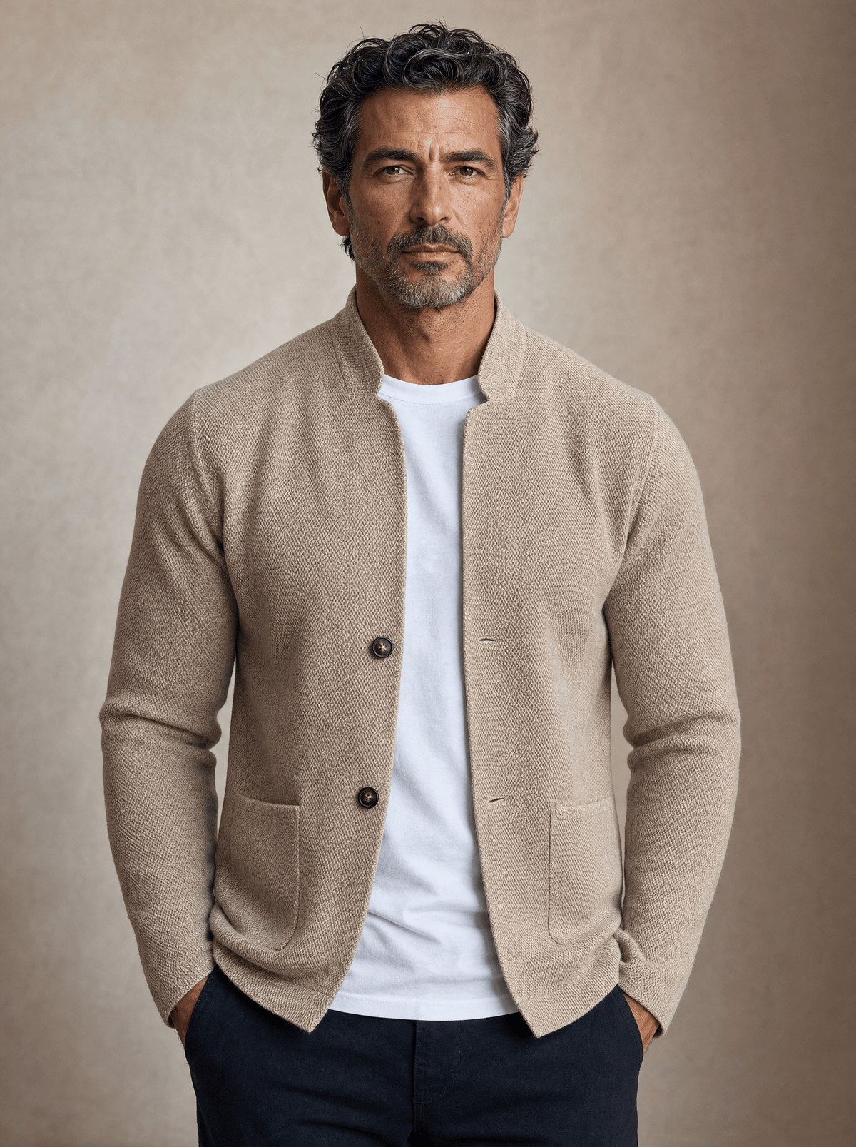 Premium Knitted Men's Blazer