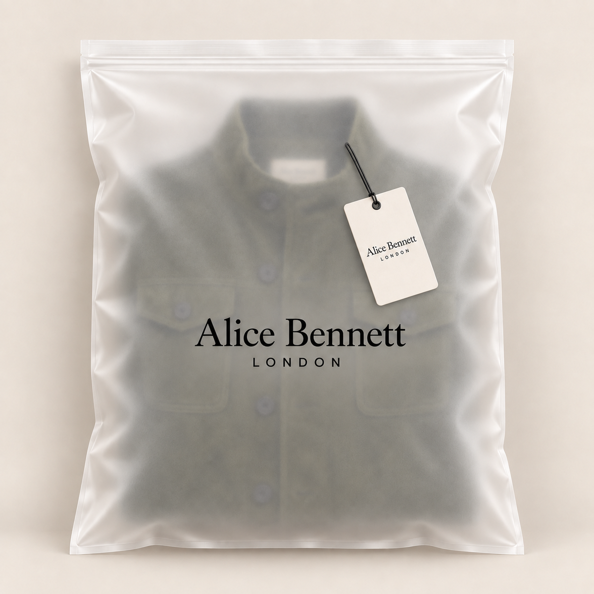 Jacob | Classic Pocket Suede Jacket in a matte Alice Bennett London garment bag