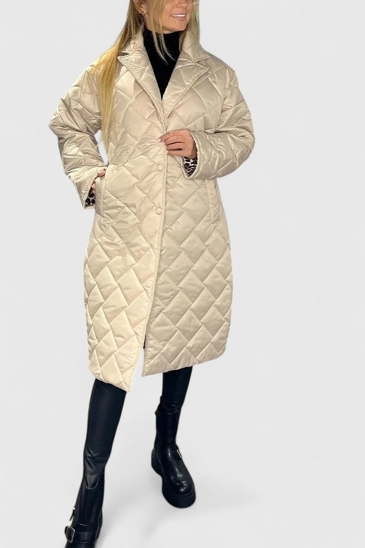 ELARA Reversible Quilted Coat