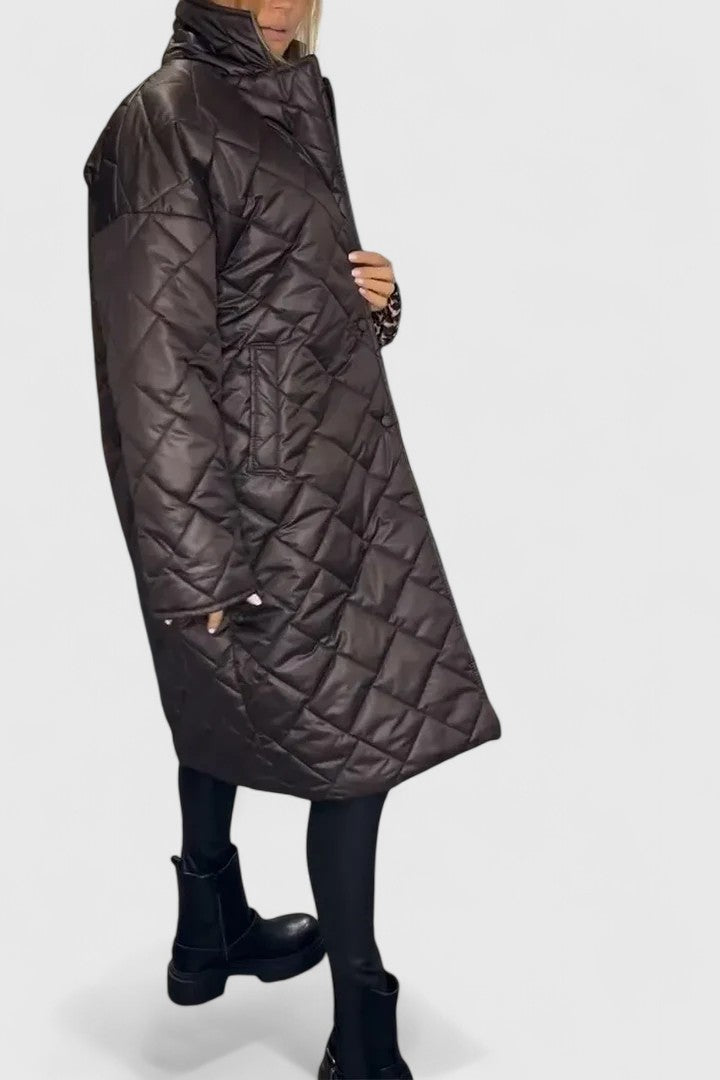 ELARA Reversible Quilted Coat