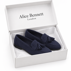 Lorae women's loafers in Alice Bennett London branded shoe box