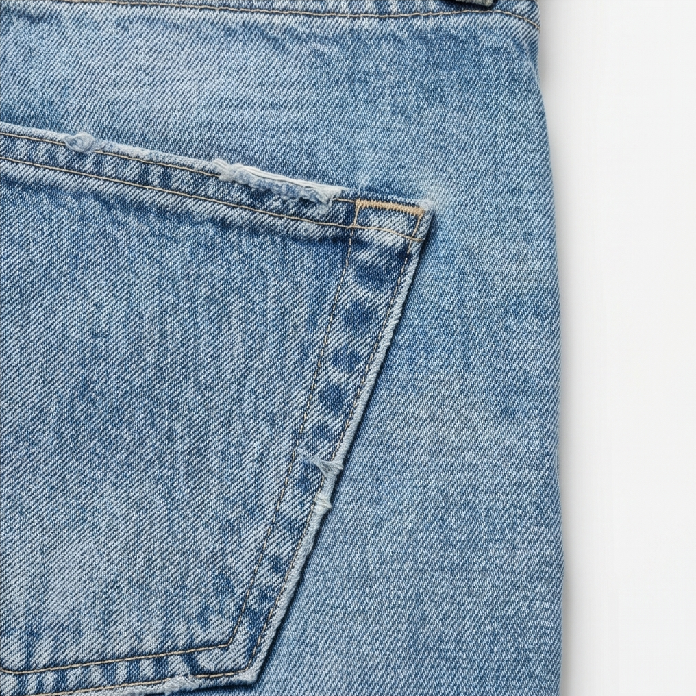 Lumière | High-Waisted Cropped Barrel Jeans