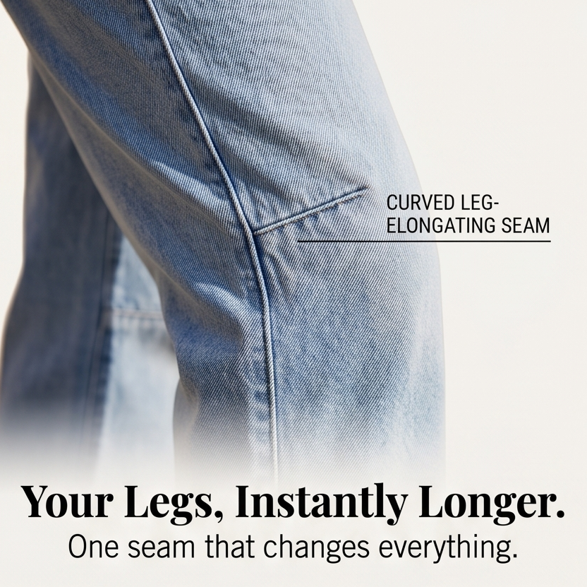 Lumière | High-Waisted Cropped Barrel Jeans