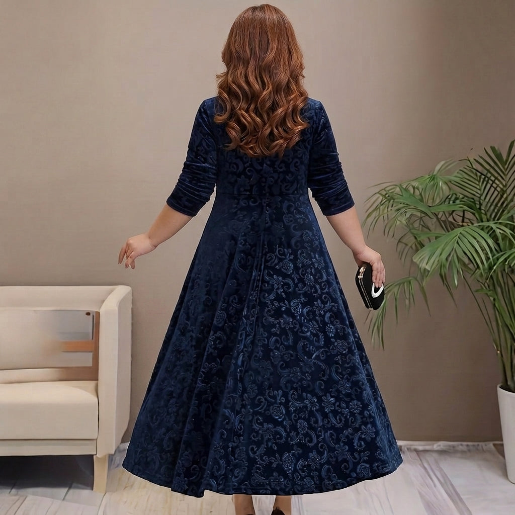 Nicola Elegant Velvet Dress