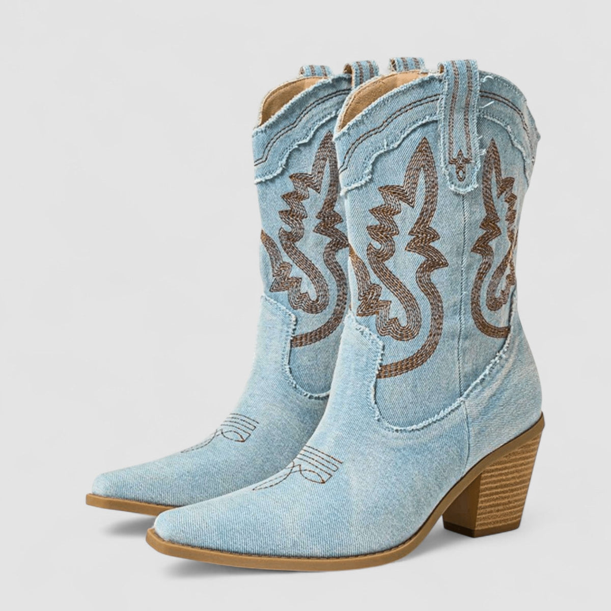 Selena Denim Boots
