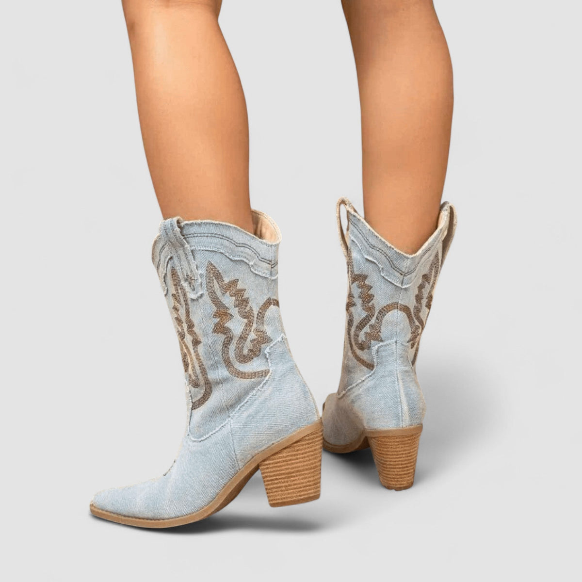 Selena Denim Boots