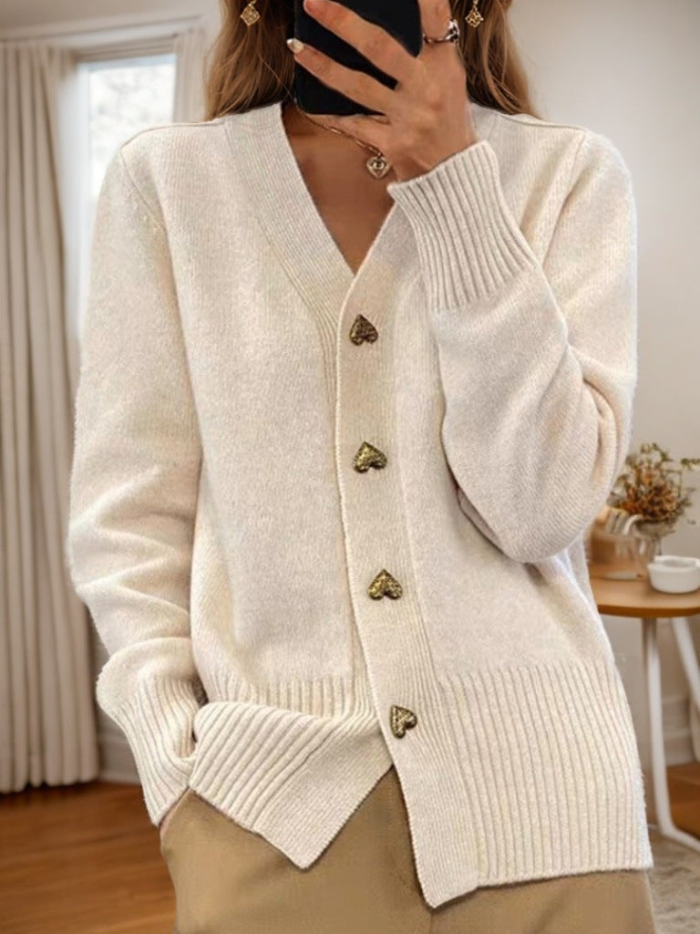 Zenaïde | Soft-Touch V-Neck Knit Waistcoat
