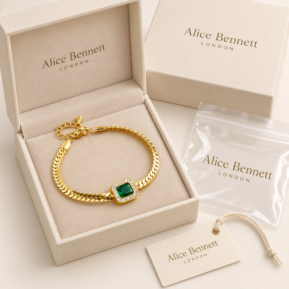 Orielle Verdaska Bracelet in Alice Bennett London packaging