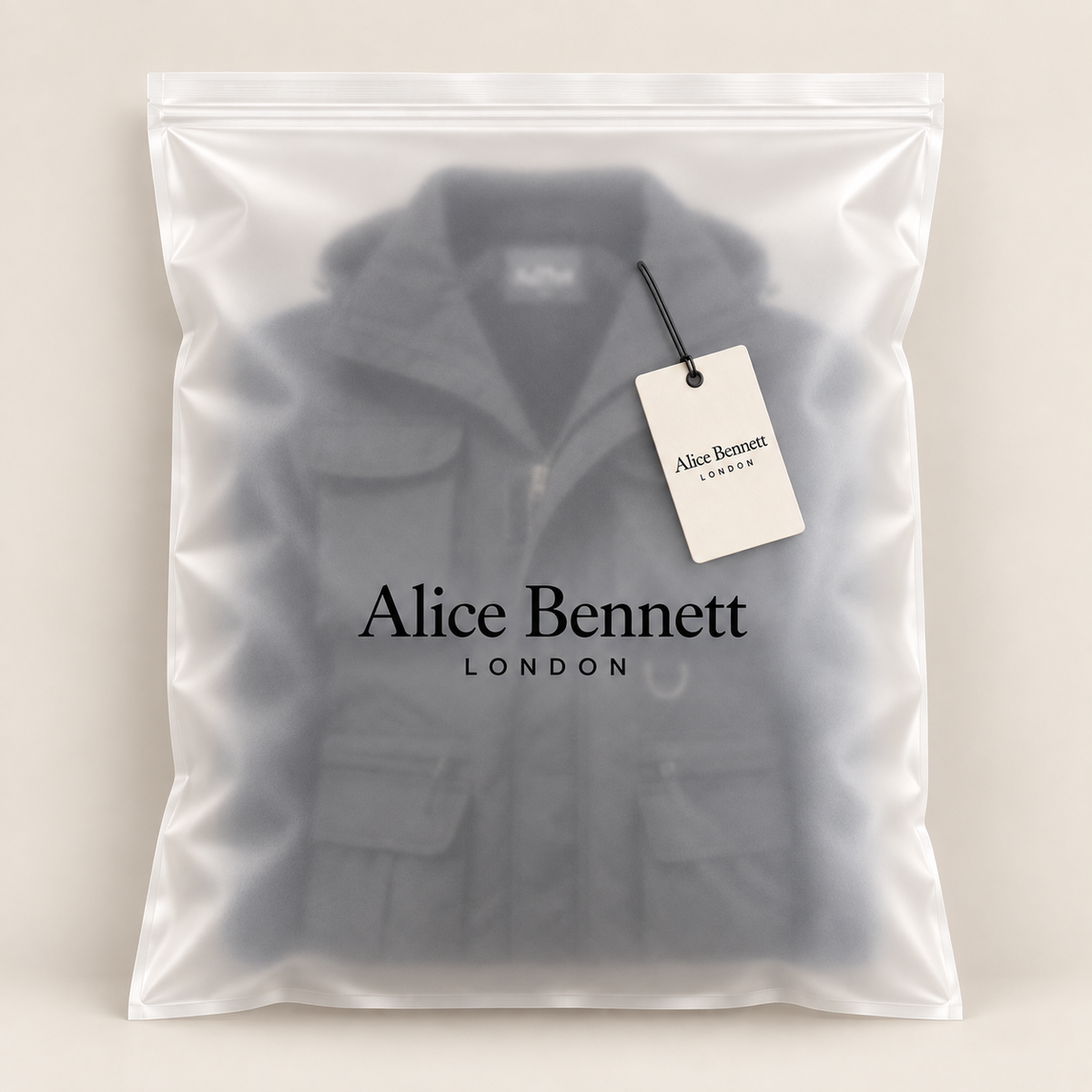 Rhodes | All-Weather Explorer Jacket in a matte Alice Bennett London garment bag