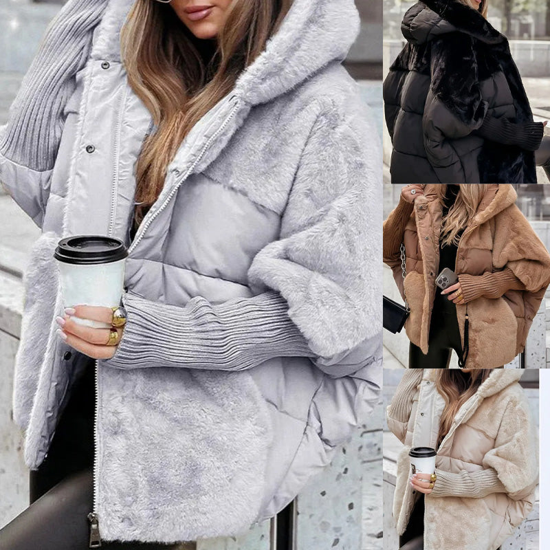 Marcelle | Elegant Faux Fur Puffer Jacket