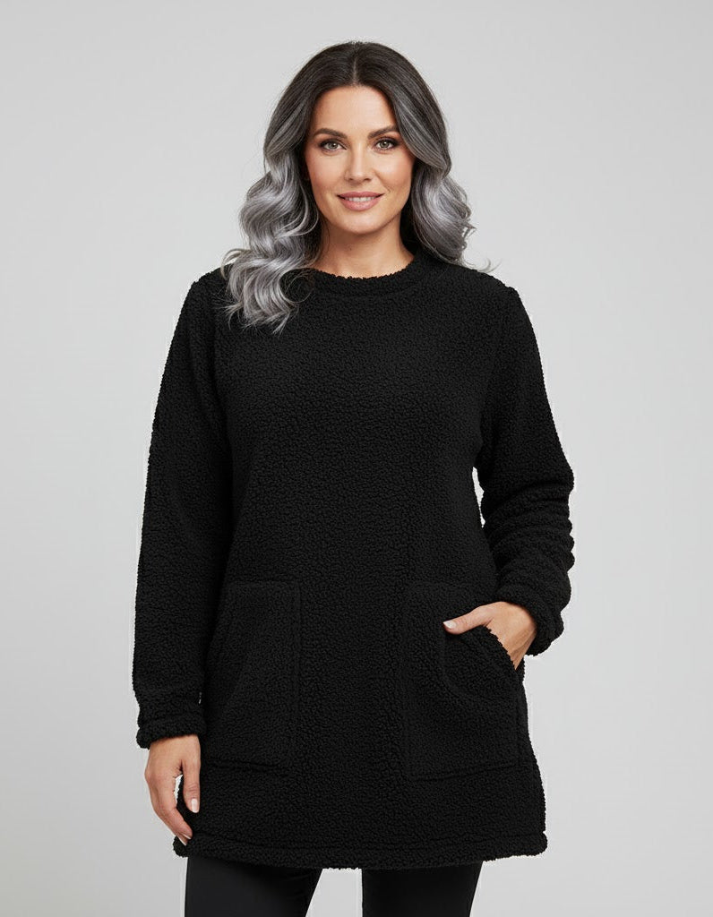 ISABEL – COZY FLEECE LONG SWEATSHIRT